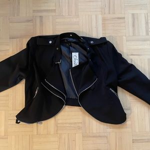 Black Crop Jacket